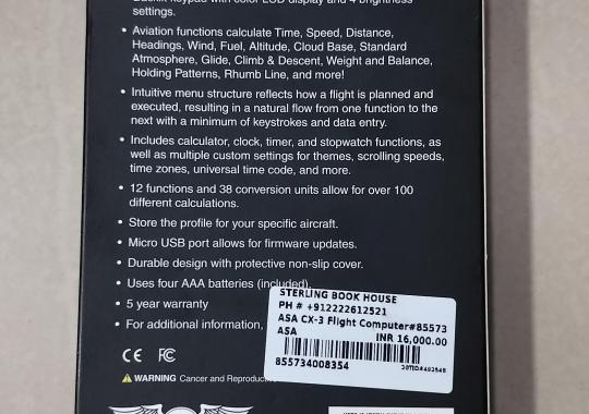 CX3 Flight computer Brand New